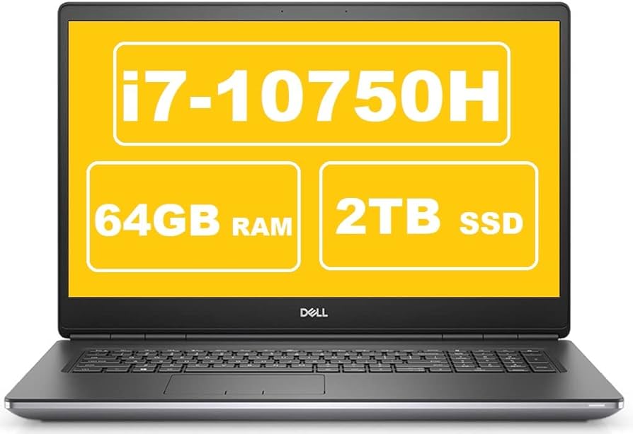 Dell Precision 7750 i7-10750H 16GB 512GB